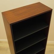 Bibliothèque en acajou, design danois, années 1970, fabriquée par Omann Jun.