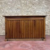 Pitch pine shop counter