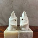 Pair of Fox Terrier Bookends