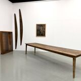 Large XXL Farm Table in Pine – Tapered Legs – L367 cm