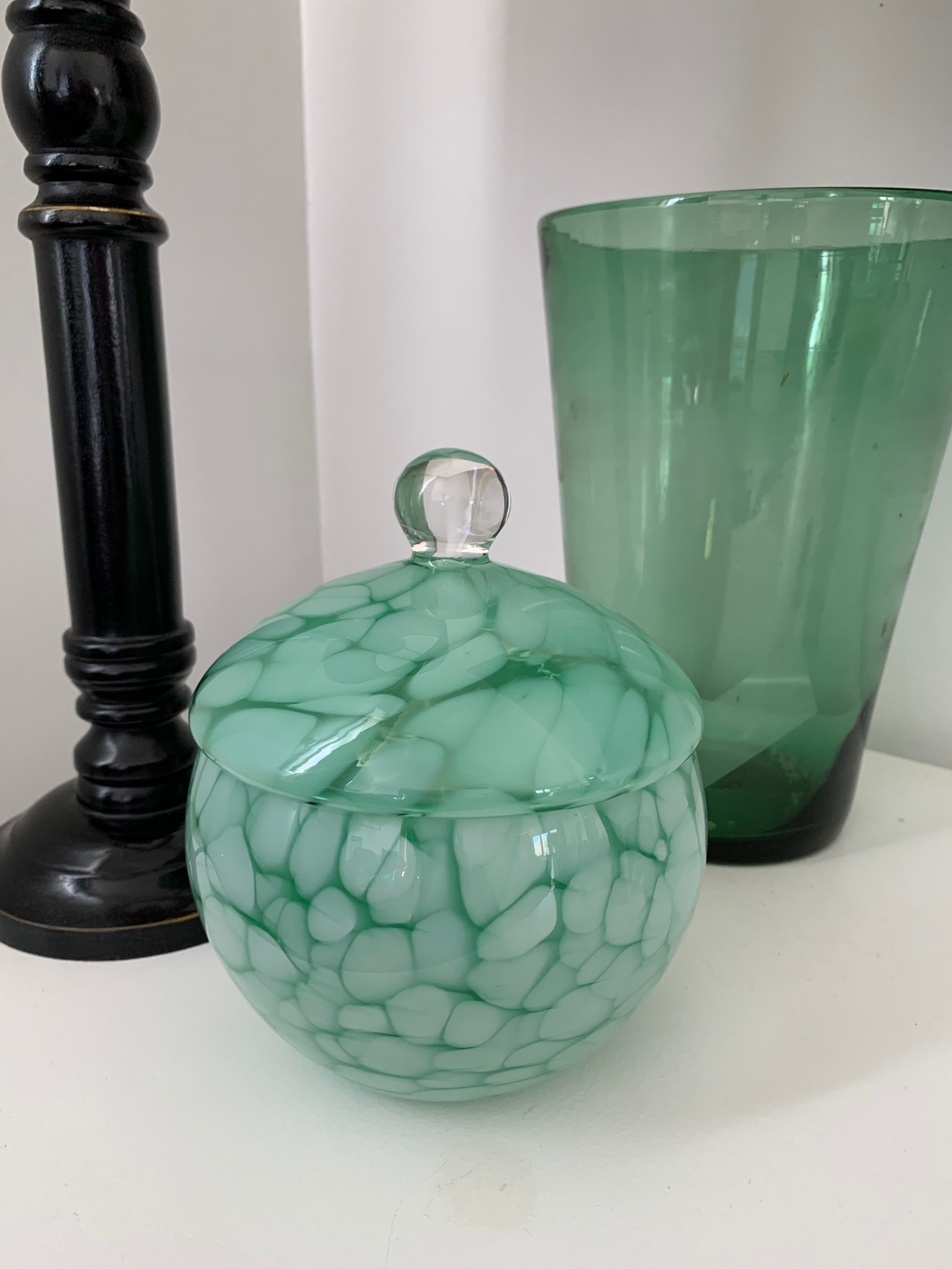 Speckled glass candy, Clichy glass style - 20th century