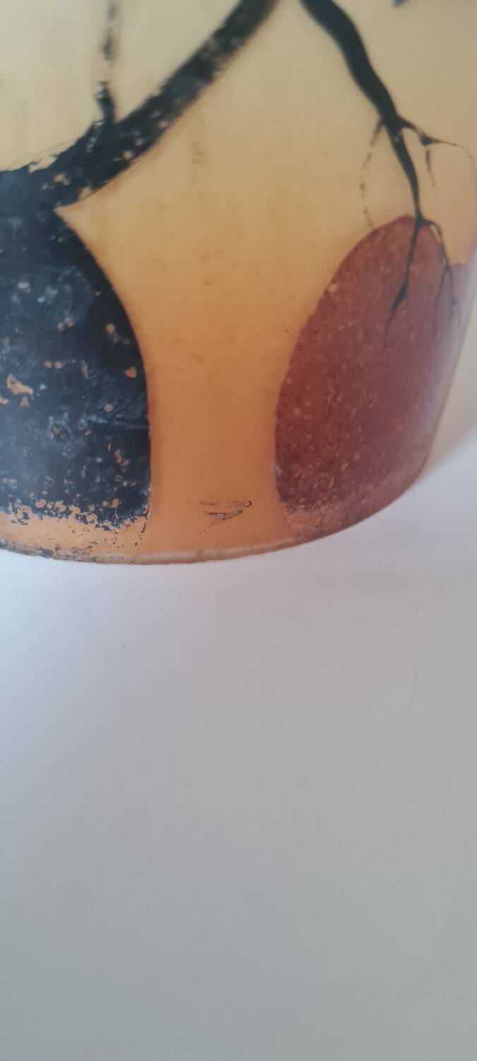 Daum nancy glass paste wall lamp