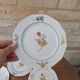 Ensemble de 6 assiettes à dessert à motif de bouquet de fleurs 20.5cm