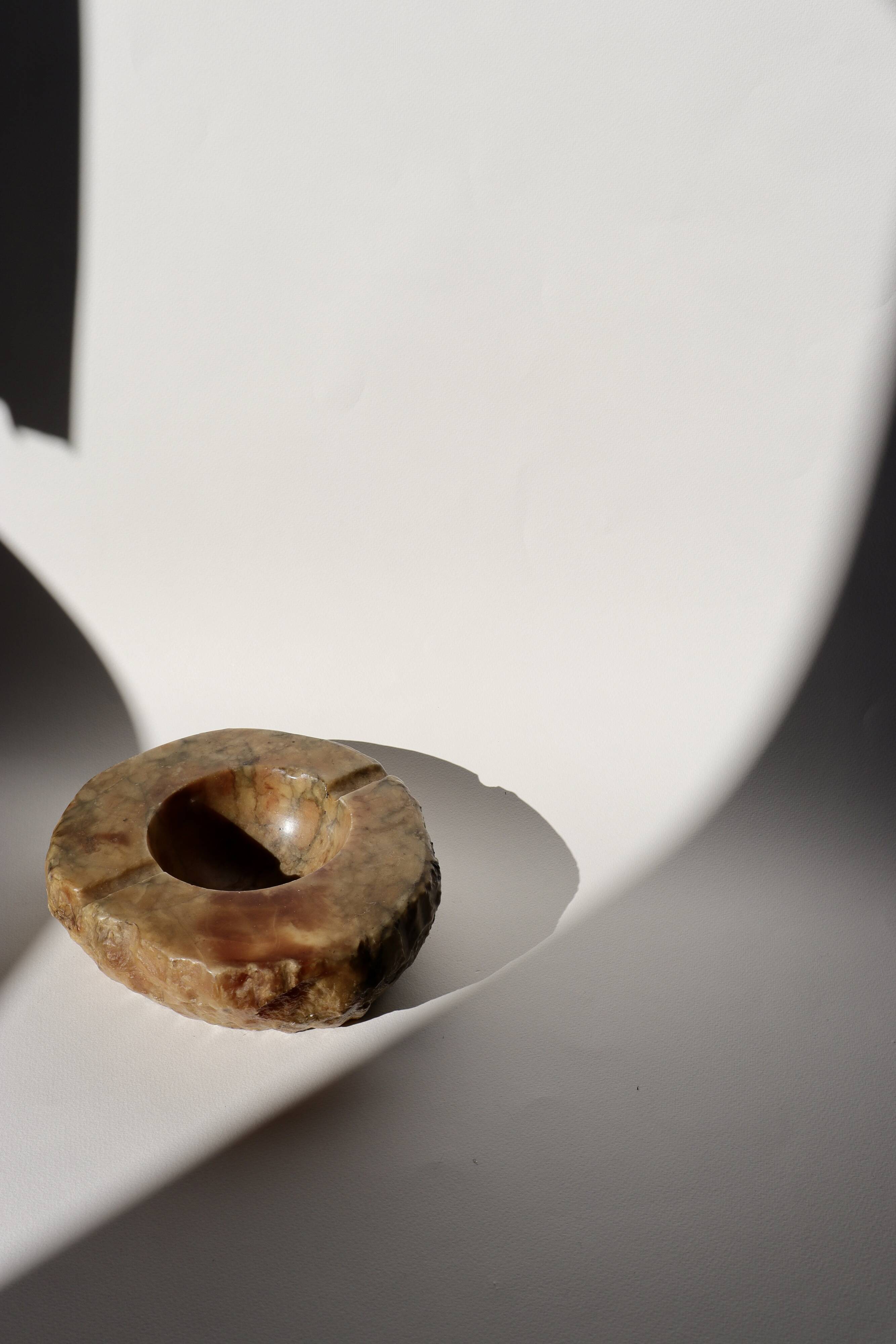 Ashtray in stone