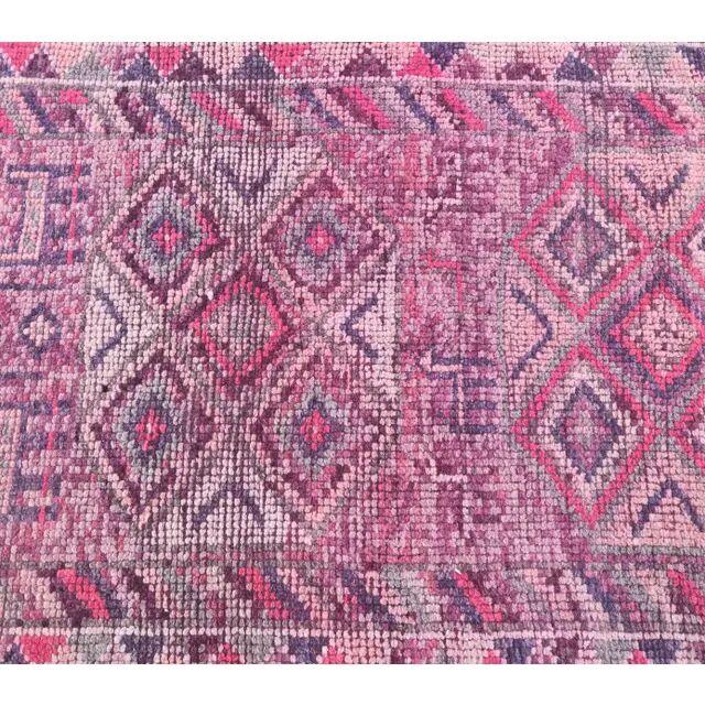 Vintage Turkish hand-knotted runner 78x340