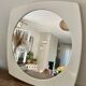 Vintage 70s-Magnificent white square mirror-Syla