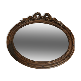 Wooden mirror early XIX