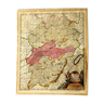 Carte ancienne de La Franche Comté Gérard Valk 1690