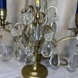 Pair of bronze candlesticks