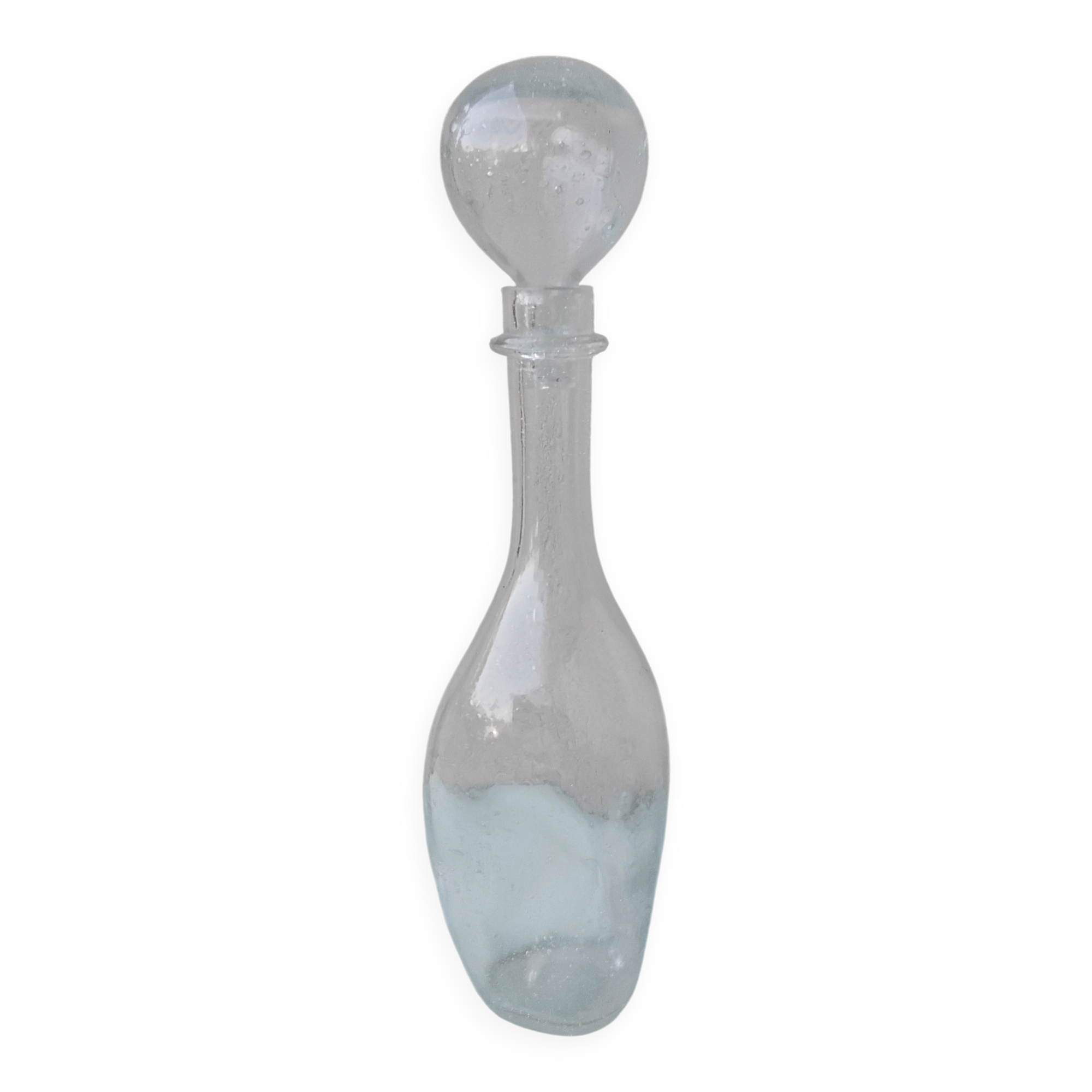 Bubble glass carafe bottle