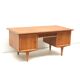 Vintage desk/executive desk with doors and drawers from the 1960s