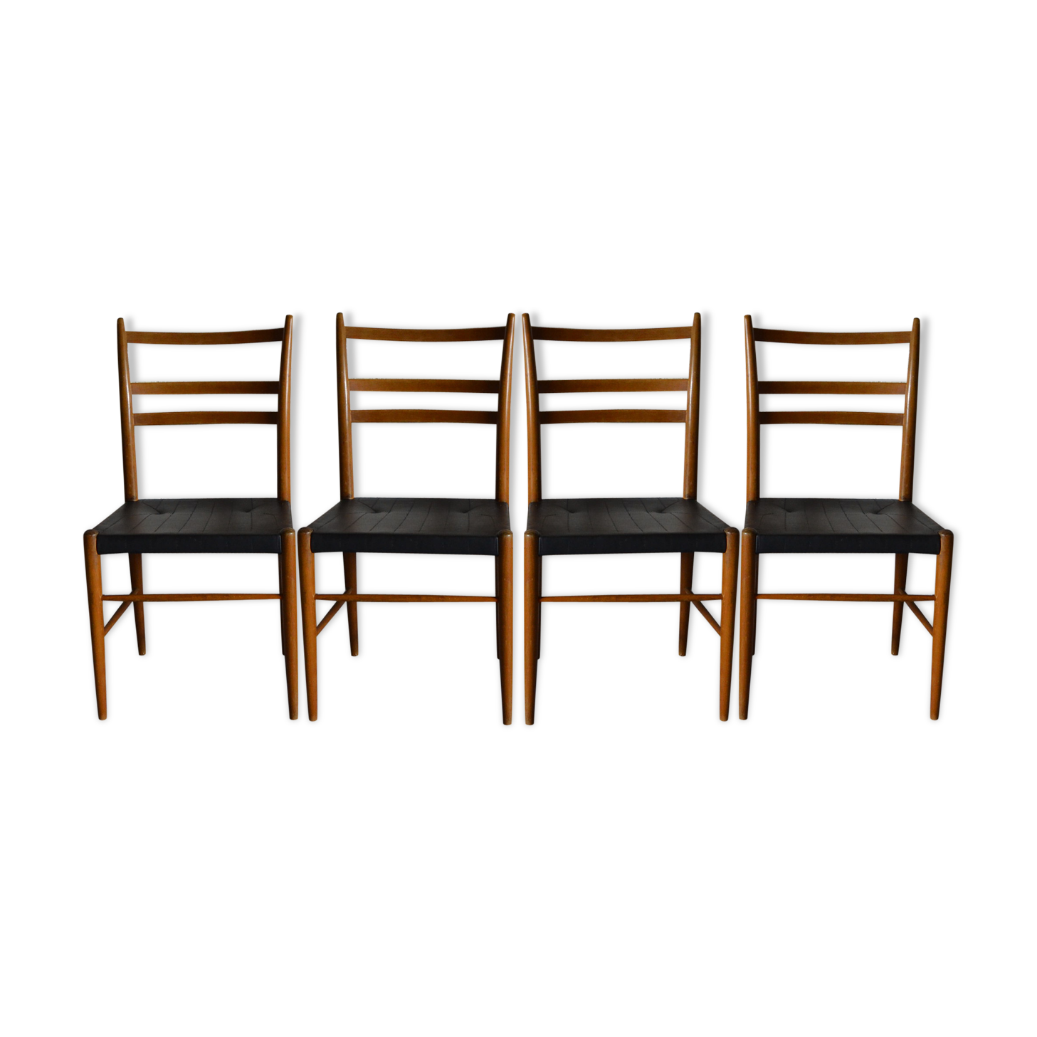 Série de 4 chaises scandinaves Gemla de Yngve Eckstöm