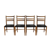 Série de 4 chaises scandinaves Gemla de Yngve Eckstöm