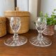 Crystal candlestick duo