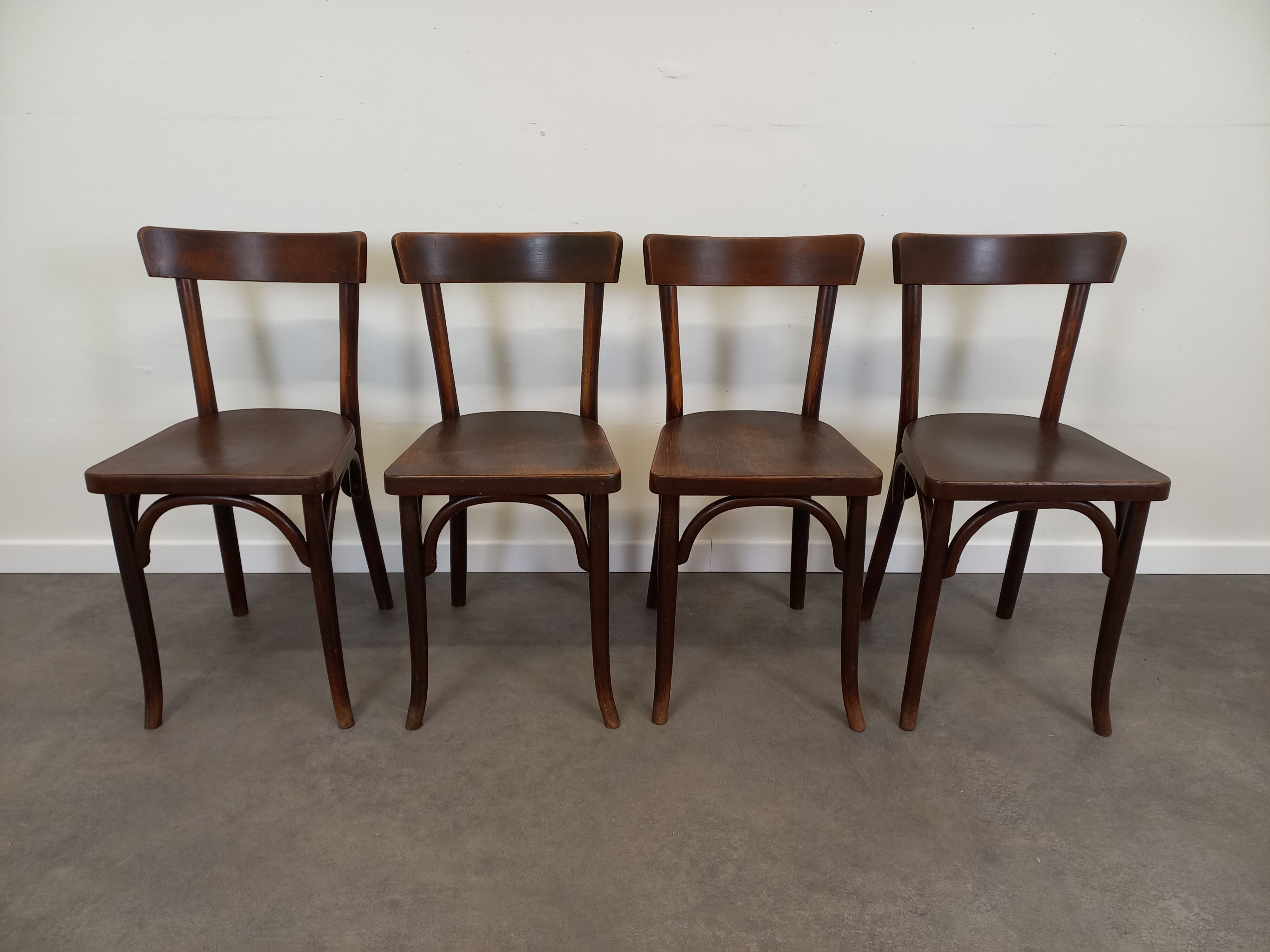 Vintage bistro chairs lot of 4