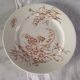 8 flat flowery plates country décor Lunéville Cornflower