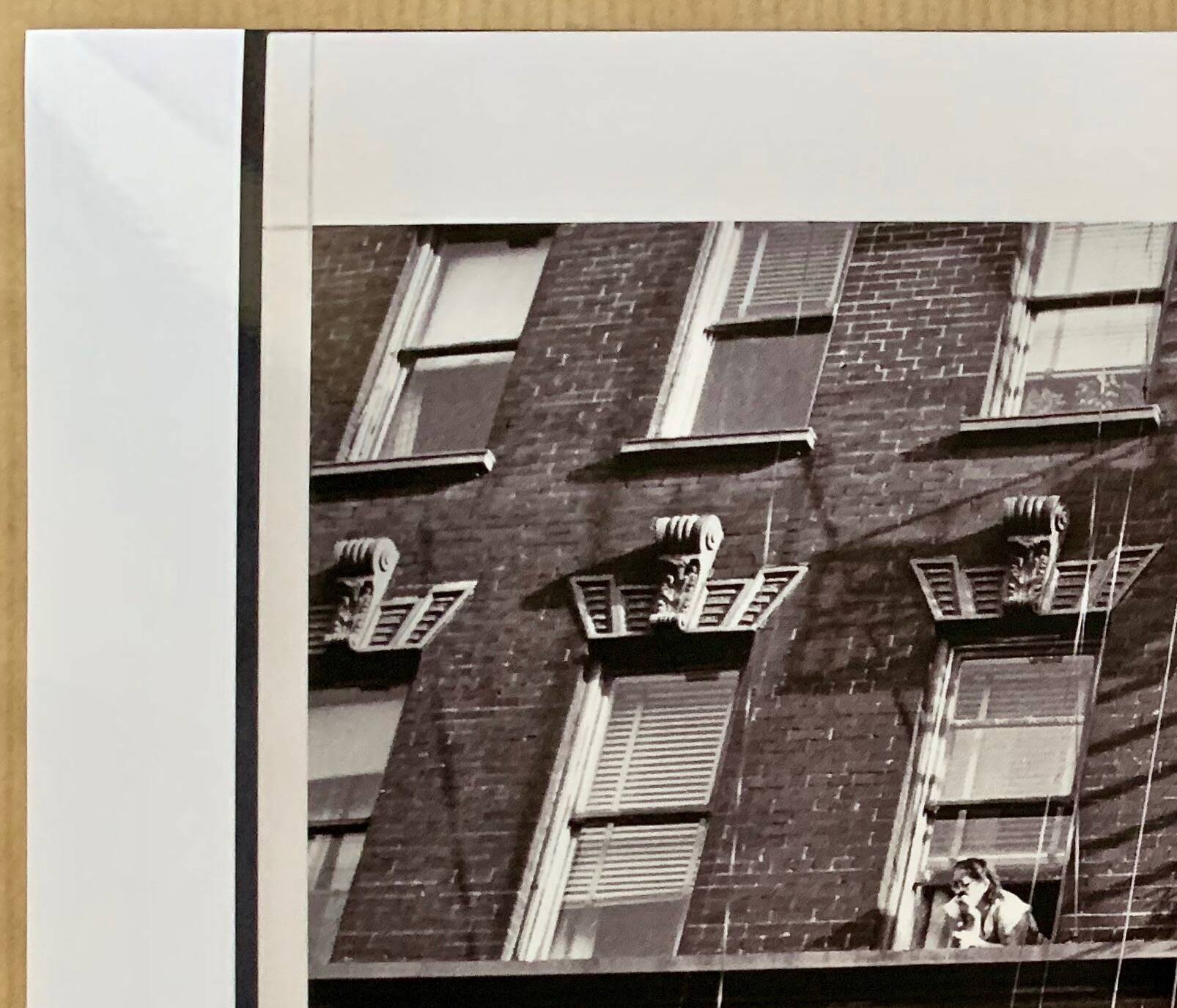 A suspended look Apartment fire escape New York City – 1953