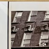 A suspended look Apartment fire escape New York City – 1953