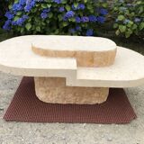 Asymmetrical coffee table