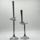 XXL "Giant Knot" candlestick pair – 1980s