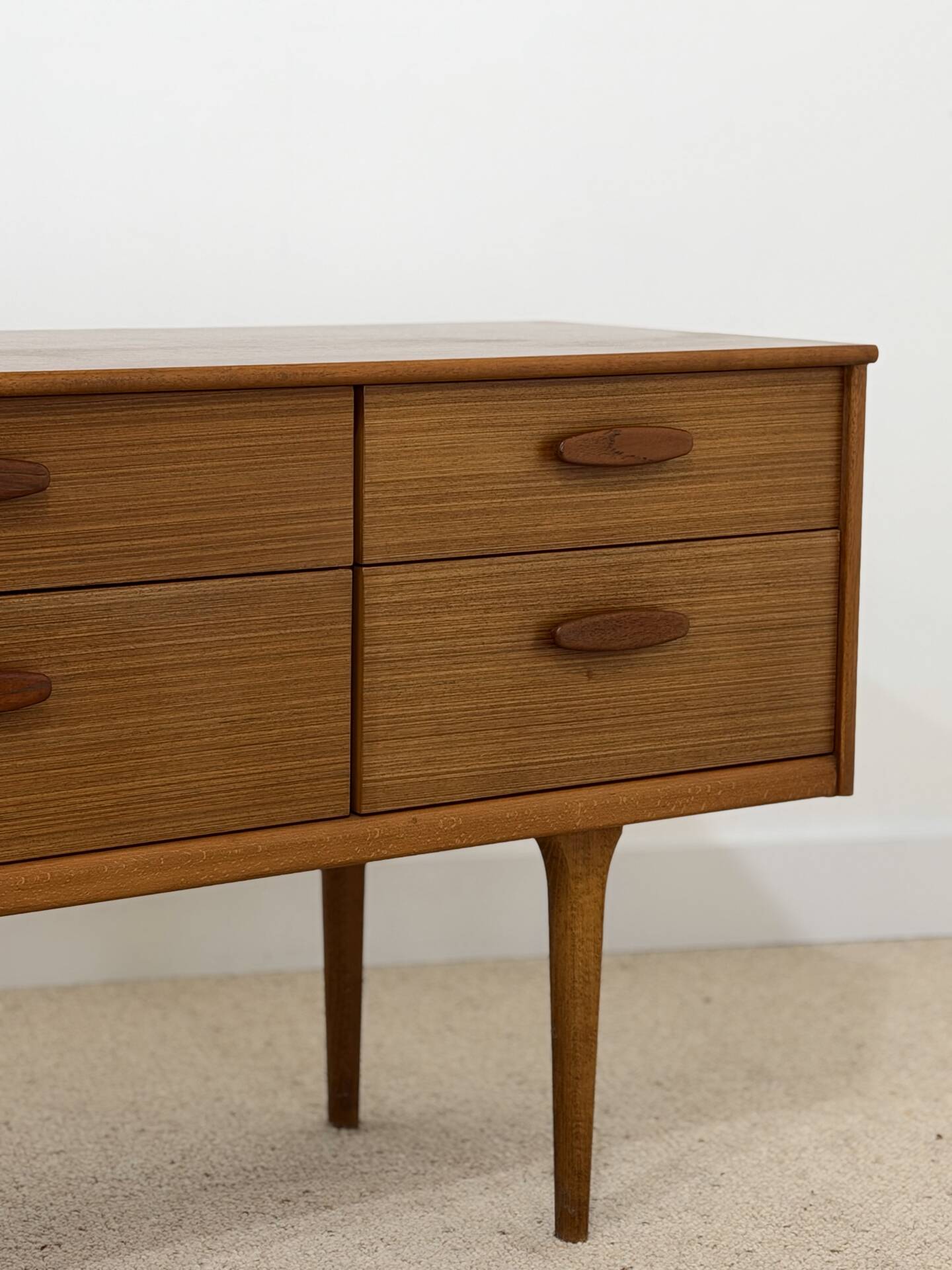 Low enfilade Austin Suite in teak – 1960s