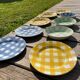 Set of 9 Digoin plates Scottish model