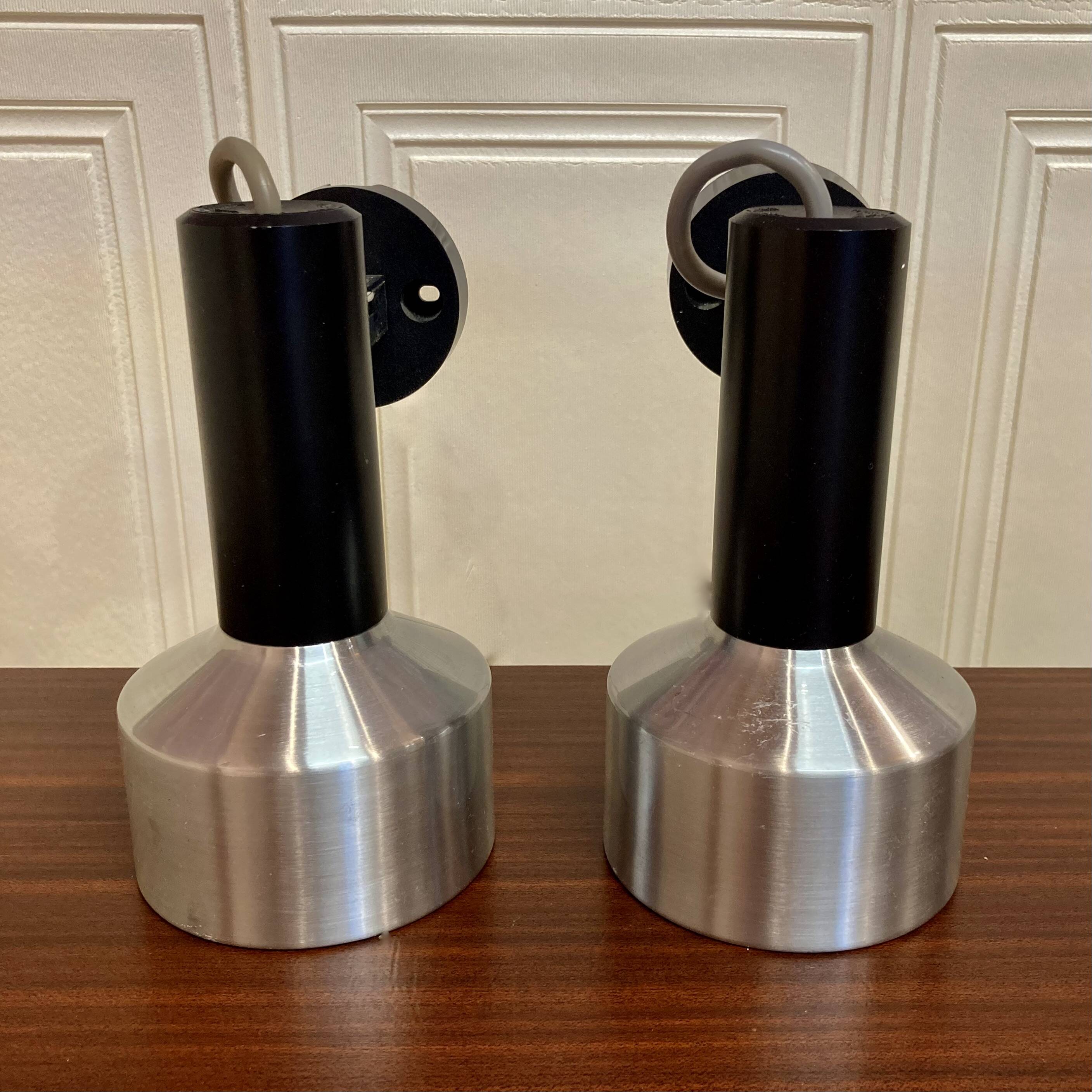 Pair of modular wall lights Scandinavian design 1960.