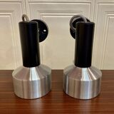 Pair of modular wall lights Scandinavian design 1960.