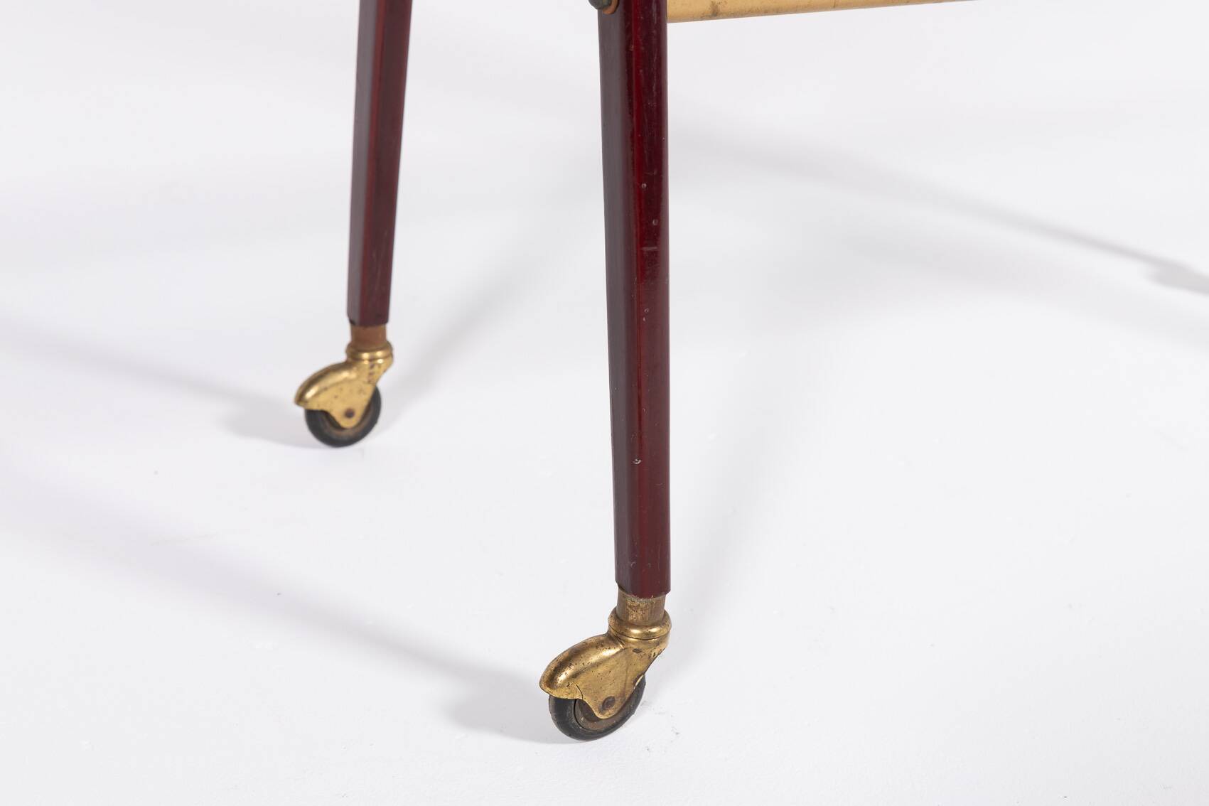 1960’s Italian Mid-Century Modern sculptural side table/serving cart