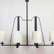 Wrought iron chandelier 1950-60