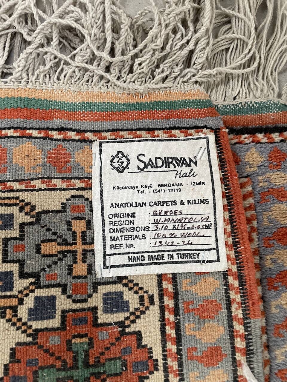 Persian rug Kilim Türkiye 1950
