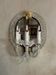 Pair of “trecchia” mirror wall lights, Venice, circa 1950, Murano glass inc.
