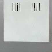 Modern minimalist cube ceiling light from the mid-century, Finland, 1960s.