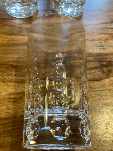 Lot of 6 orangeade glasses, Mikasa crystal