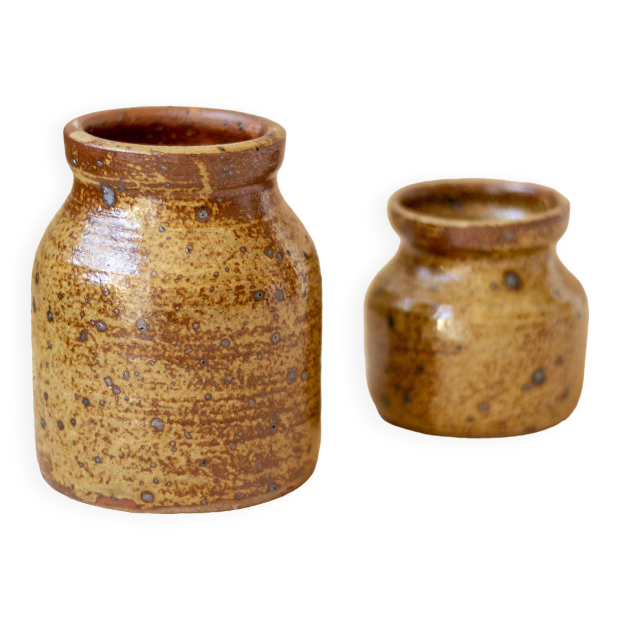 Pair of stoneware vase