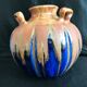 Vase with 3 handles - Gilbert Méténier - Fabrique Méténier à Gannat Art deco - art stoneware
