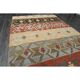 1970s Vintage Turkish Oushak Handmade Wool Cotton Pink Runner Rug 107x255