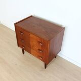 Commode à tiroirs vintage en teck