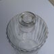 Fluted glass bottle