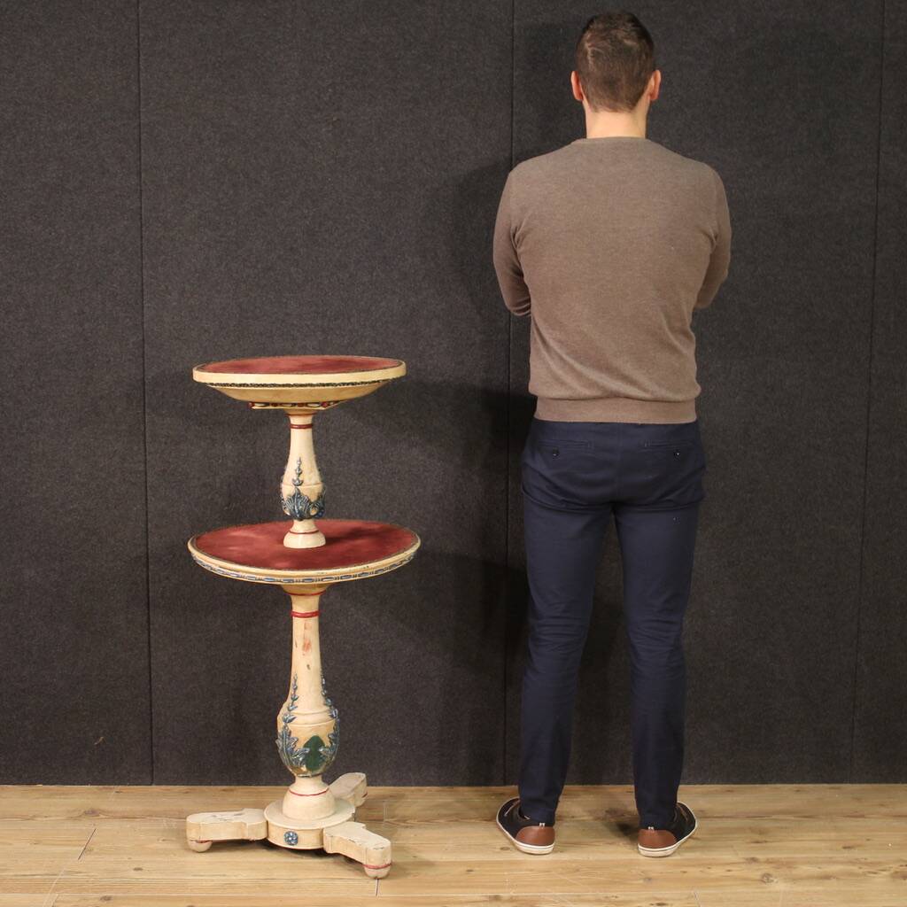 Lacquered wood Italian etagere from the first half of the 20th century