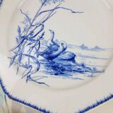 6 Assiettes plates octognales BWM et Cie. Variété