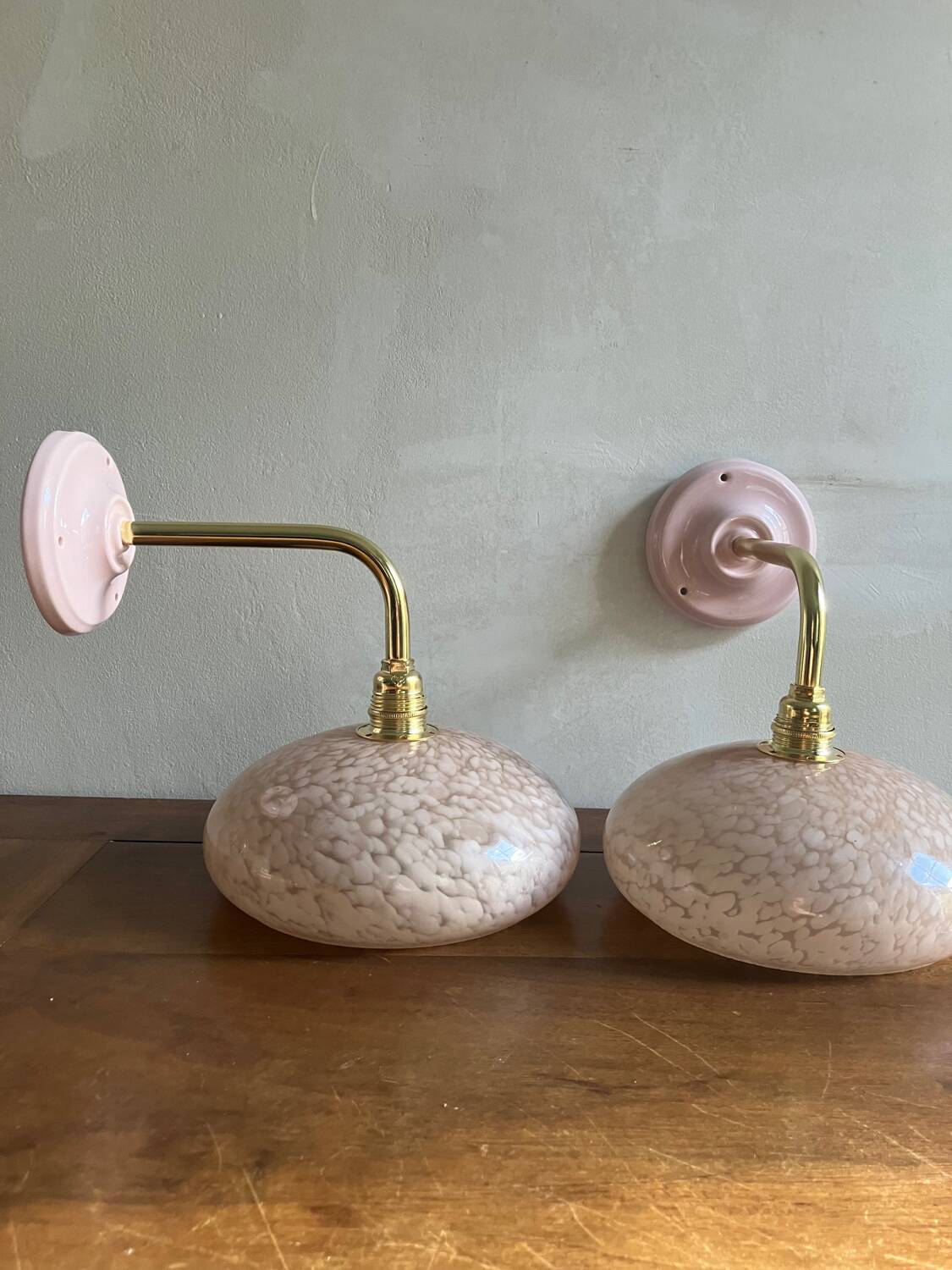 Pair of vintage wall lights