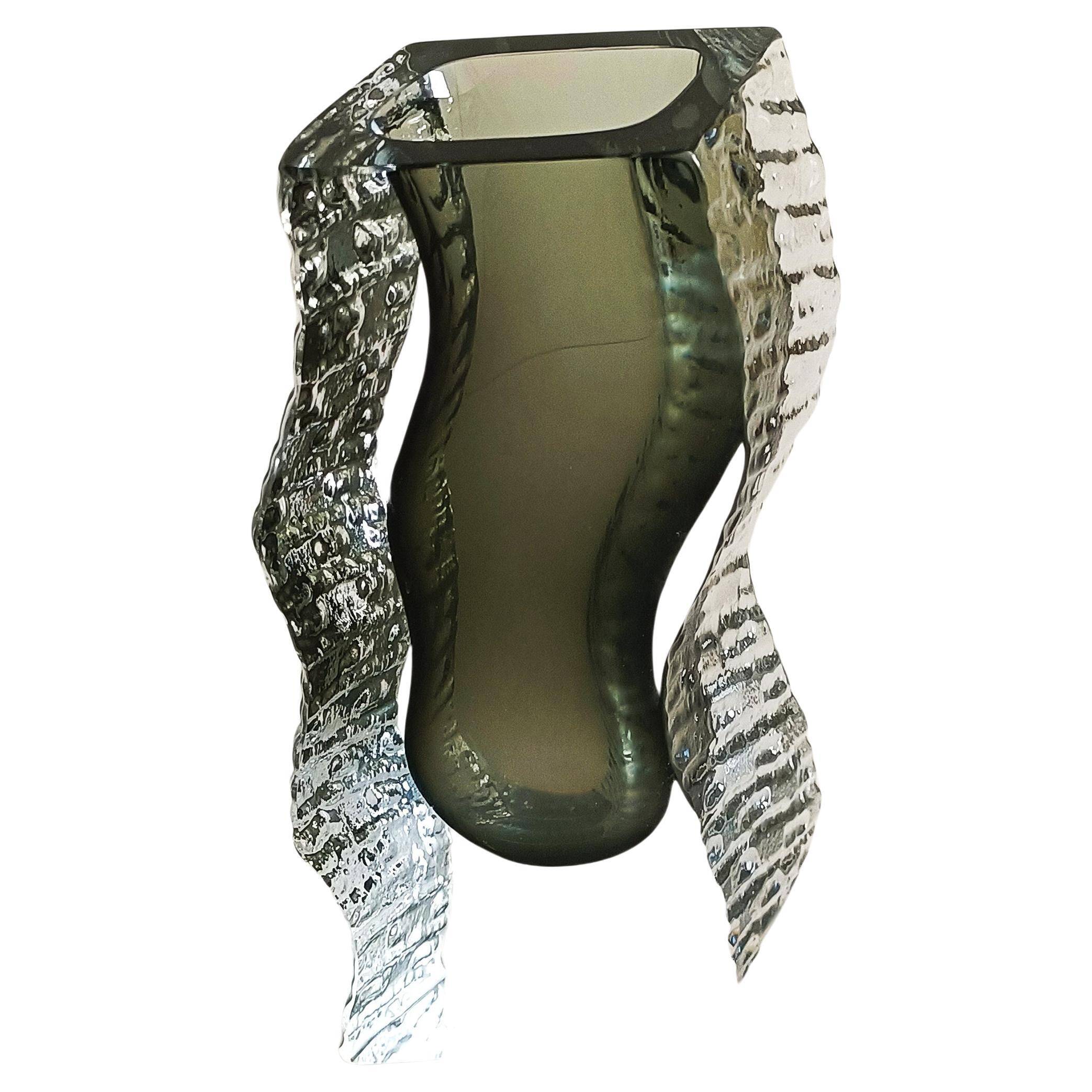 Murano Sommerso  Glass Vase by Alessandro Mandruzzato, Italy,  1970s