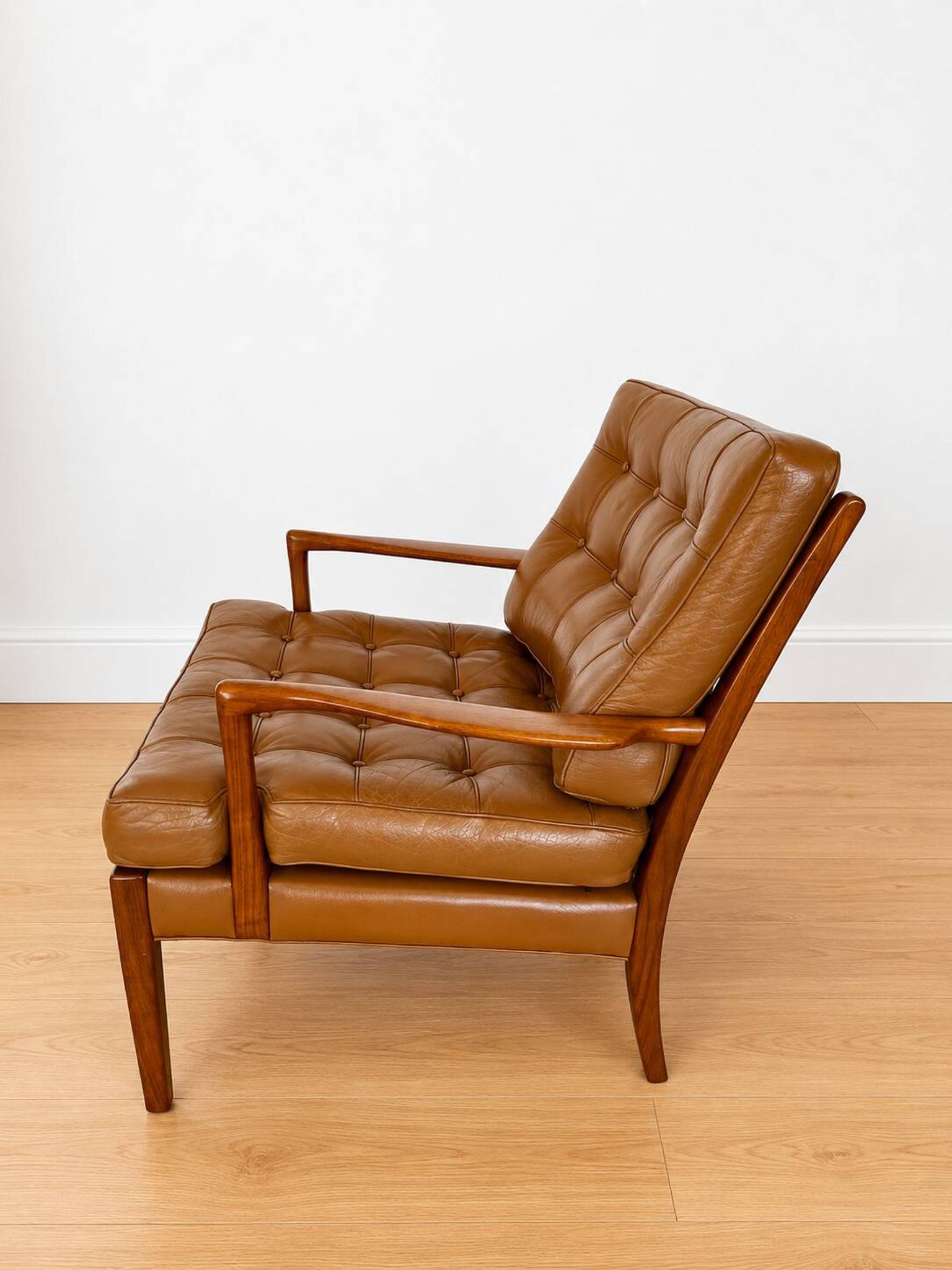 Fauteuil Arne Norell modèle “Löven”, années 1960.