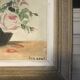 Old oil on canvas "Basket of Roses"