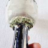Impressionnante tasse ou calice fait à la main et peint à la main, pièce unique et de collection