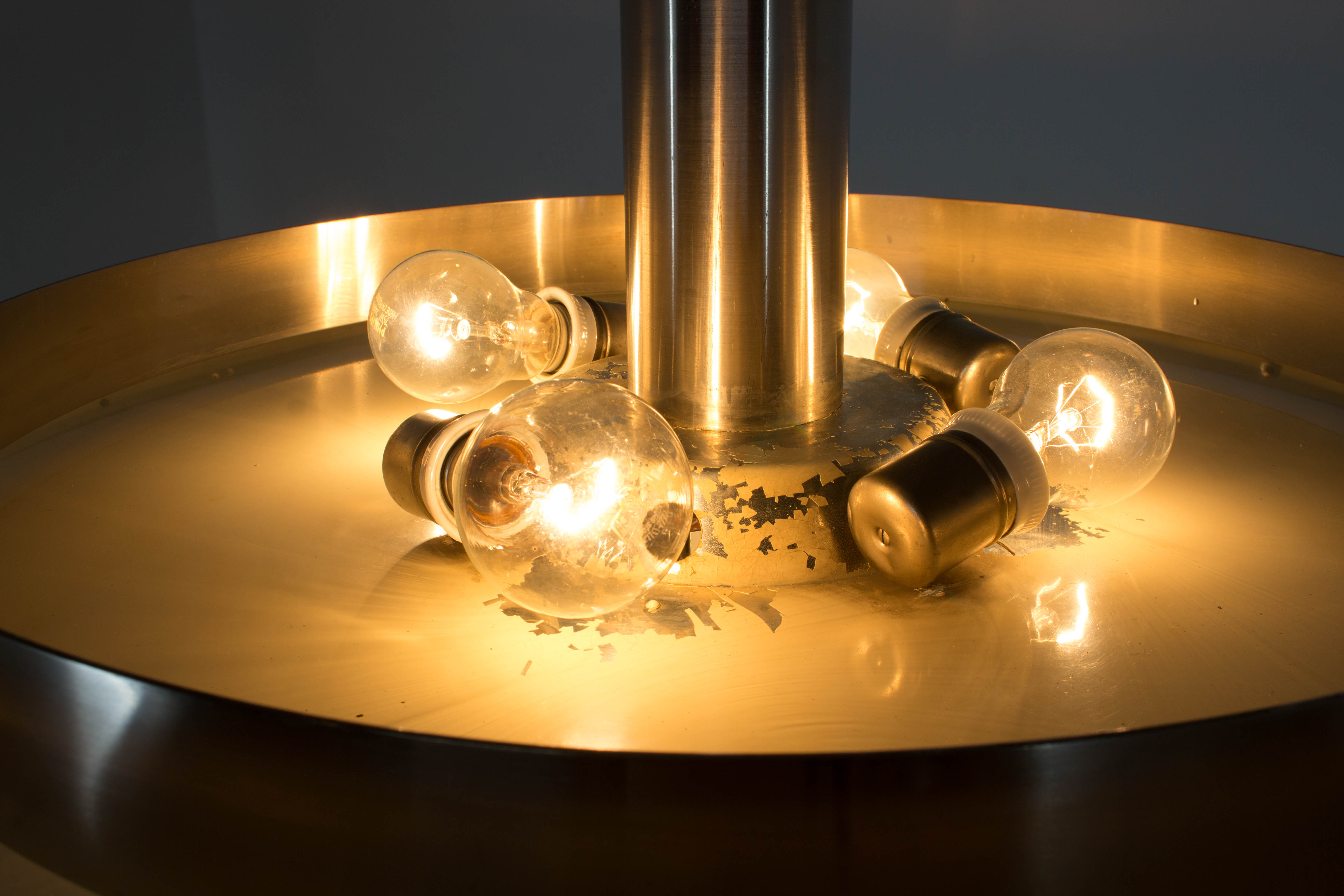 Ultra Rare Large Bauhaus Chandelier by Franta Anyz, 1930s