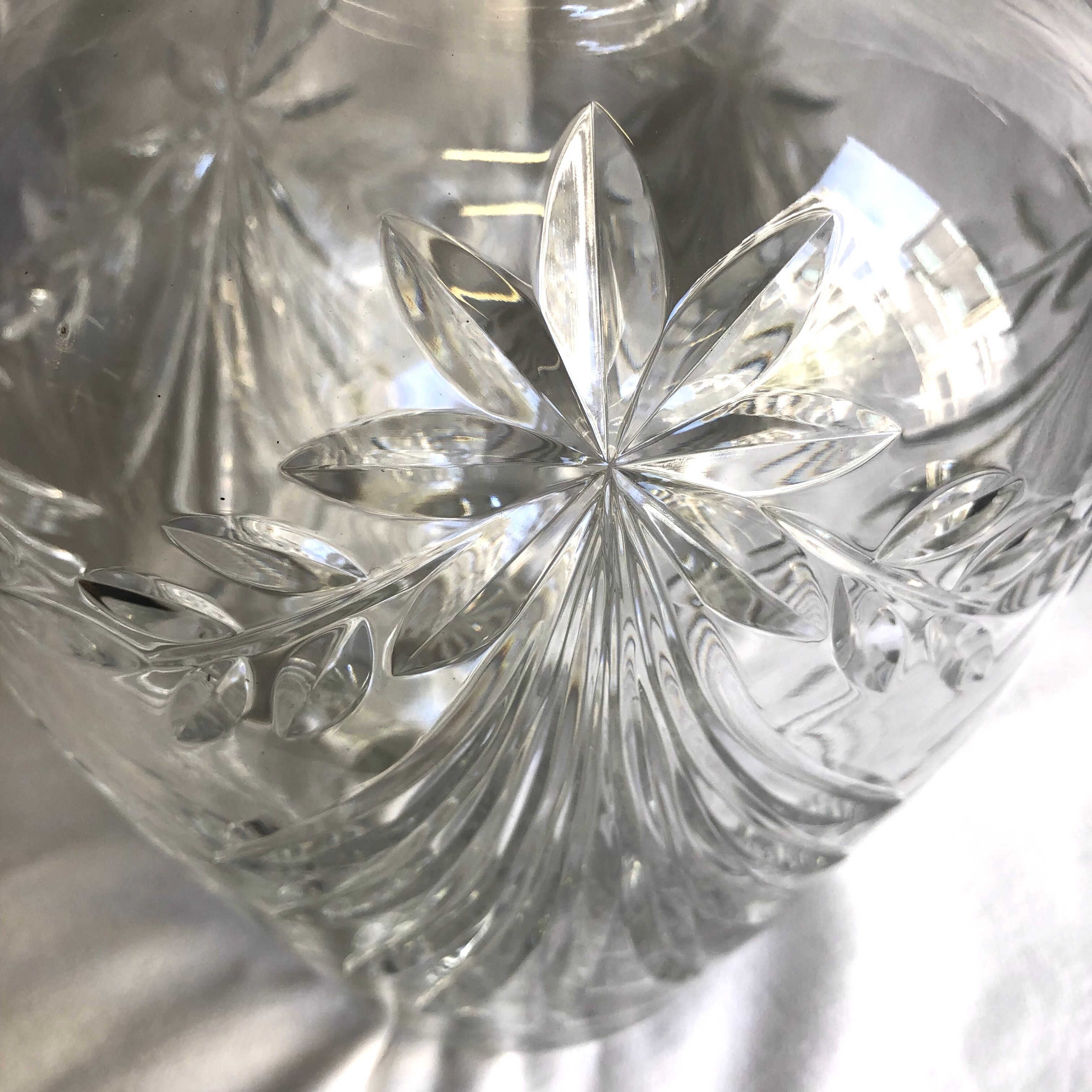 Bohemian crystal vase