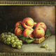 D.Lebon's oil-on-canvas still life with peaches