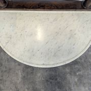 Rare Empire period half-mirror dressing table